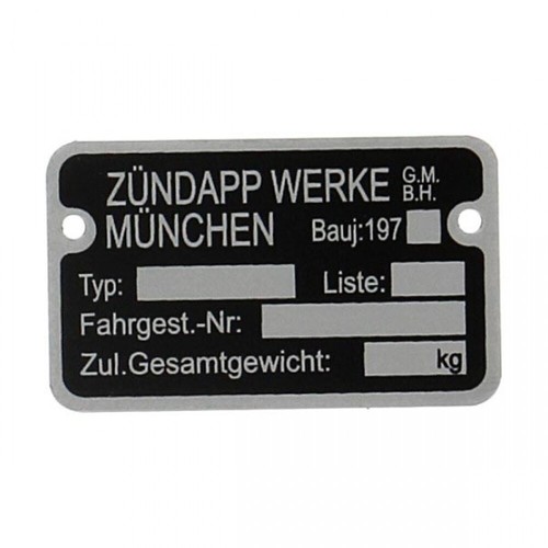 Rahmenschild 197 für - rahmenschild, 197.....